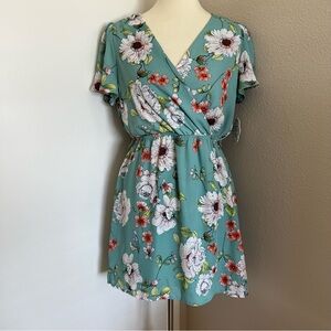 Floral Wrap Dress